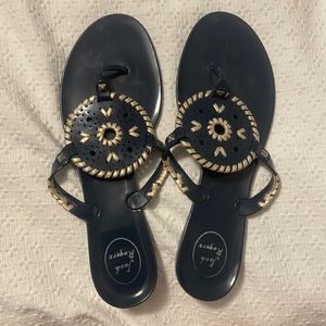 Jack Rogers - Georgica Jelly Sandals in Navy